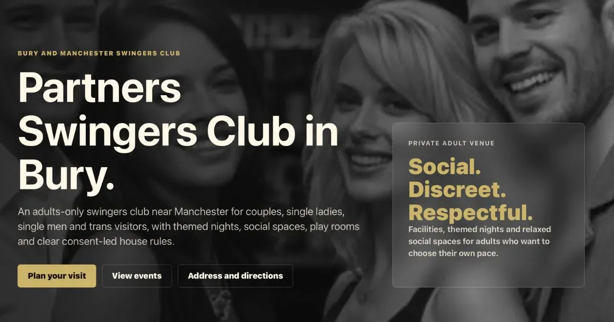 Partners Swingers Club play rooms